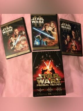 Star Wars Prequel Trilogy, Episode 1, 2 & 3, 6 DVD’s Complete Set, Widescreen